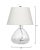 Contemporary Lifestyle by JY Demi Table Lamp in Clear For Sale - Image 3 of 4