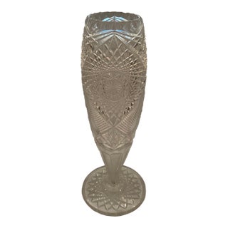 Mid 19th Century American Brilliance Period Vase For Sale