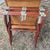 Mid-Century Modern Vintage Scheibe Wooden Folding Luggage Racks With Floral Tapestry Straps - Pair For Sale - Image 3 of 11