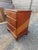 Late 20th Century Pair of Vintage Georgian Style Cherry Wood 3 Drawer Nightstands or Bedside Tables For Sale - Image 5 of 14