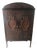Antique Art Deco Mahogany Chifforobe — Cedar Lining, Carved Doors, Brass Casters, C. 1930s–1940s For Sale