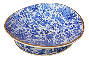 Drop Shell Bowl with Plate by Ursula Festa for Wächtersbach Manila, Set of 2