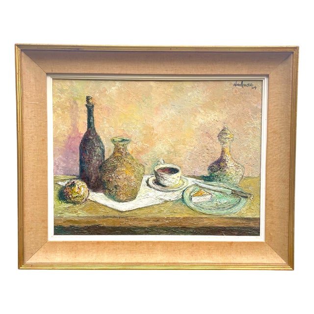 Robert Woodhouse, Still Life, 1964, Oil on Canvas, Framed For Sale