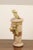 French 1860s French Napol"on III Painted Terracotta Vase with Cherubs and Roses For Sale - Image 3 of 13