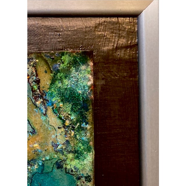 "Garden of Luminescence" Original Painting, Framed For Sale - Image 4 of 8