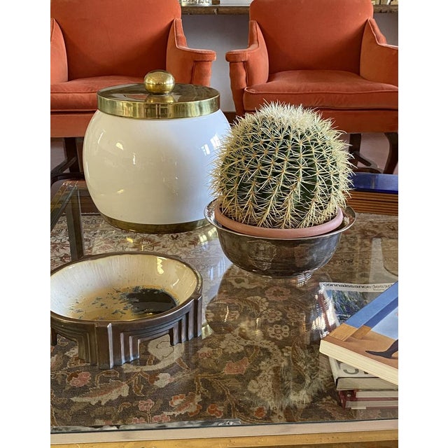 Hollywood Regency Italian White Ceramic Bucket, 1970 For Sale - Image 6 of 17