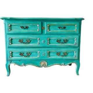 Mid-20th Century Louis XV French Chest of Drawers, 1950s For Sale