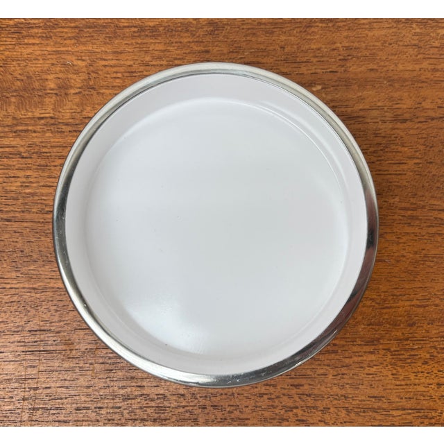 Mid-Century Space Age Metal and Melamin Utility Tray Bowls, 1960s, Set of 5 For Sale - Image 9 of 18