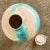Postmodern Postmodern Blue and Pink Vase With Sculpted Lid For Sale - Image 3 of 11