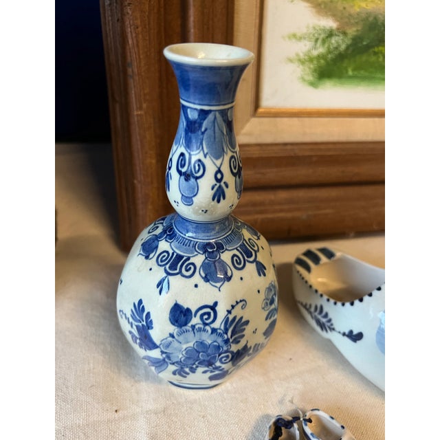 Ceramic 1970s Blue and White Holland Collection - 4 Piece Set For Sale - Image 7 of 8