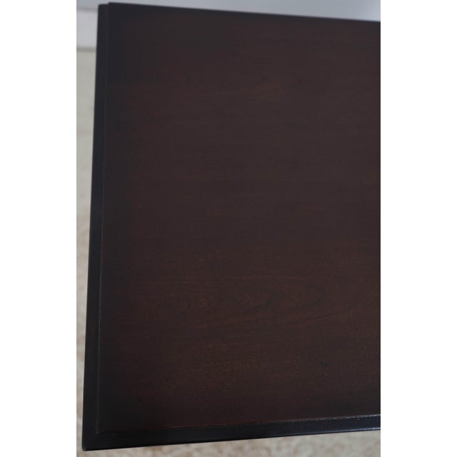 Hickory-White Italian Continental Mahogany 2 Drawer Nightstand For Sale - Image 9 of 18