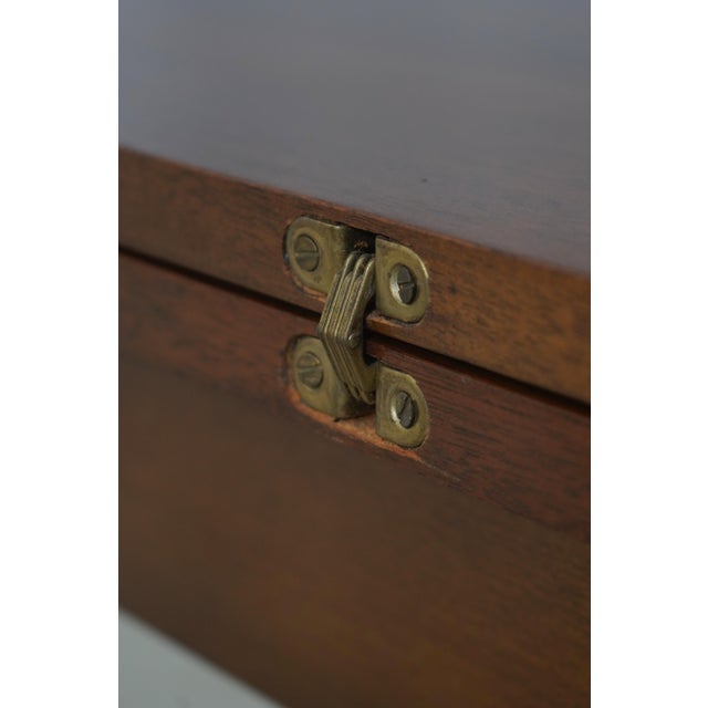 Federal Style Mahogany Flip Top Hall or Game Table For Sale - Image 13 of 18