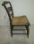 Early 1900s Antique Hitchcock Style Black Gold Stenciled Farmhouse Rush Seat Side Chair For Sale - Image 12 of 12