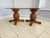 Brown Vintage Palm Tree Pedestal Glass Top Dining Table For Sale - Image 8 of 12