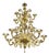 Modern Champagne Venetian Curls Murano Glass Chandelier by Simoeng For Sale