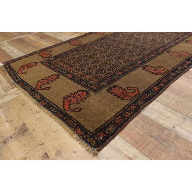 Antique Persian Malayer Rug - 03'10 X 06'08 For Sale In Dallas - Image 6 of 8