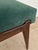 Italian Bench in Wood and Green Velvet, 1950s For Sale - Image 6 of 10