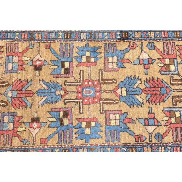 Antique Bakshayesh Rug 3' x 12'11'' For Sale In New York - Image 6 of 12