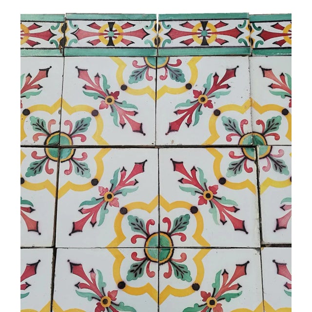 Antique French Ceramic Tile by Devres, 1920s For Sale - Image 10 of 12