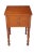 American Antique 19th Century Early American Primitive Cherry Accent Table Nightstand For Sale - Image 3 of 12