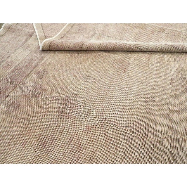 Distressed Style Late 20th Century Handmade East Turkestan Room Size Carpet For Sale - Image 10 of 10