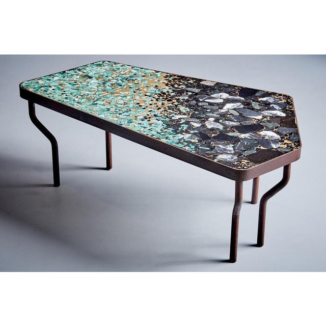 Hand-Crafted Terrazzo Coffee Table by Felix Muhrhofer For Sale - Image 4 of 12