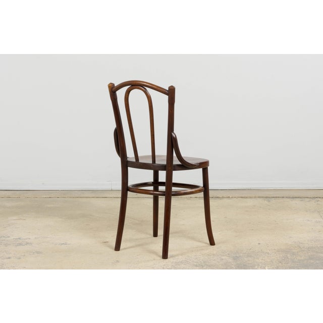Set of 4 French Bentwood Bistro Dining Chairs, Provence, Mid-20th Century For Sale - Image 12 of 18
