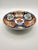 Vintage Japanese Gold Toyo Imari Hand Painted Small Bowl Floral Birds Red Blue For Sale In Miami - Image 6 of 11
