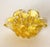 Mid-Century Modern 1950s Barovier & Toso Murano Yellow Spots Gold Flecks Italian Art Glass Flower Form Bowl For Sale - Image 3 of 16