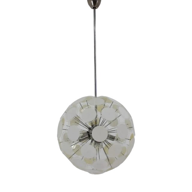 Mid-Century Sputnik Atomic Chandelier, Italy, 1970s For Sale
