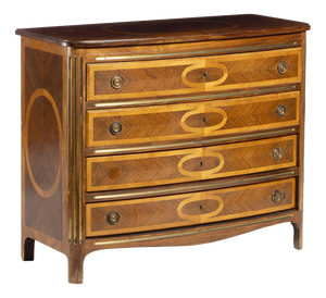 Chest of Drawers in Fine Wood, 20th Century