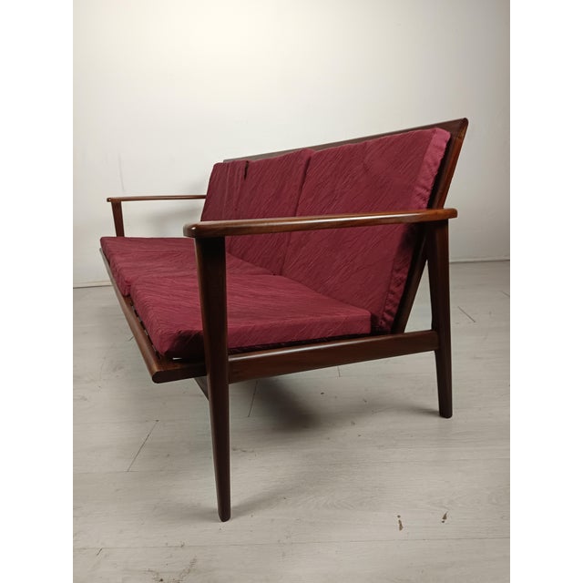 1950s Scandinavian Teak Sofa Bench, 1950s For Sale - Image 5 of 18