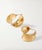 Agmes “Laila” Large Sculptural Hoops – 18k Gold Vermeil, Brand New, Never Worn, A Pair For Sale - Image 4 of 6