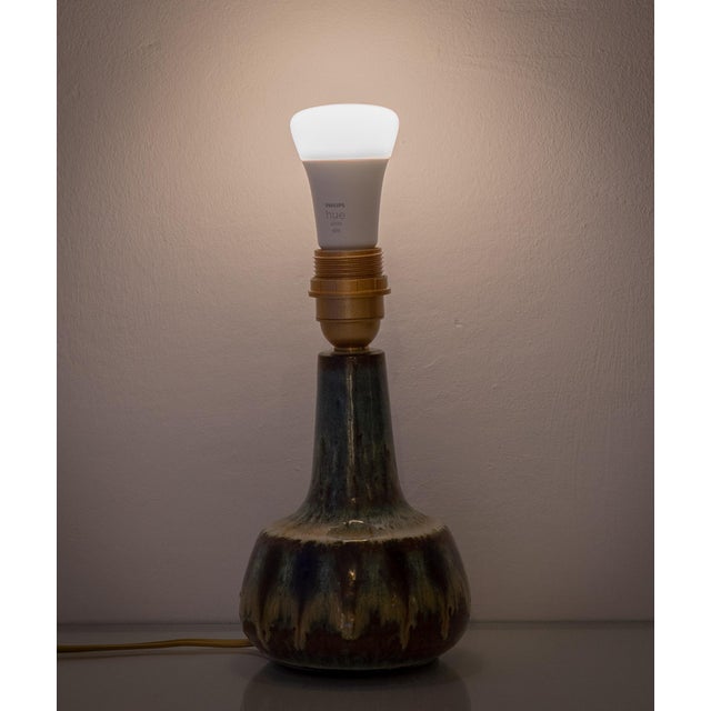 Table Lamps in Organic Modern Glazed Stoneware from Søholm, 1960s, Set of 2 For Sale - Image 10 of 11