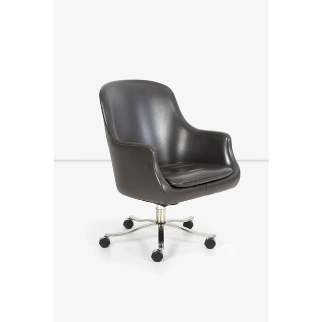 Mid-Century Modern 1964 Nicos Zographos Bucket Desk Chair For Sale - Image 3 of 10