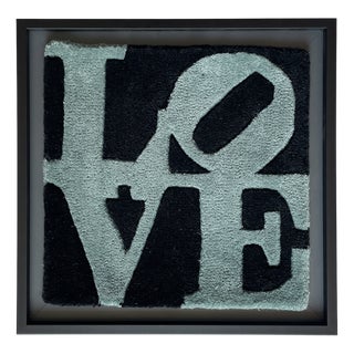Winter Love Rug after Robert Indiana, 2000s For Sale