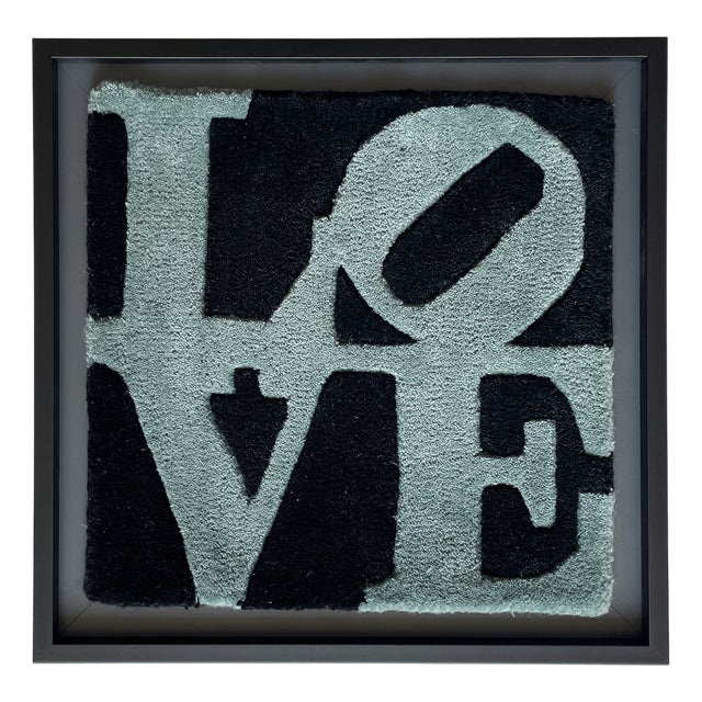 Winter Love Rug after Robert Indiana, 2000s For Sale