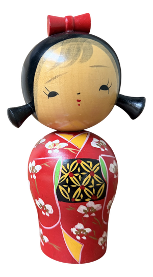 Vintage Japanese Kokeshi by Hosaka Torao, 1980s