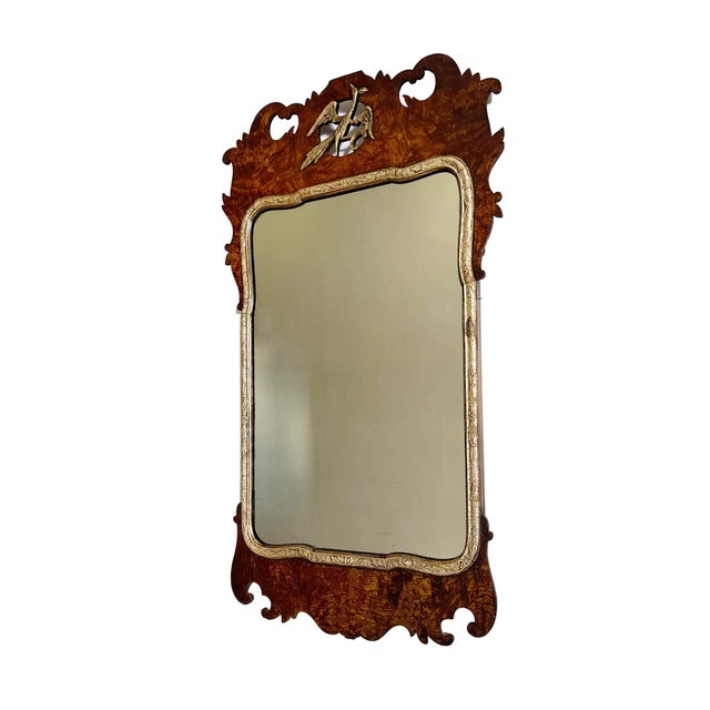 Antique Wall Mirror For Sale - Image 9 of 9