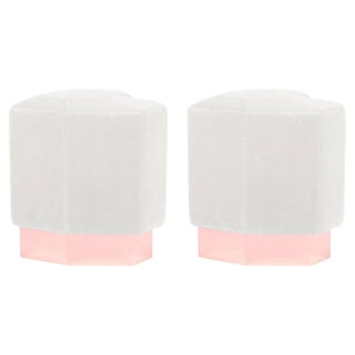 Set of Queen Heart Stools by Royal Stranger For Sale