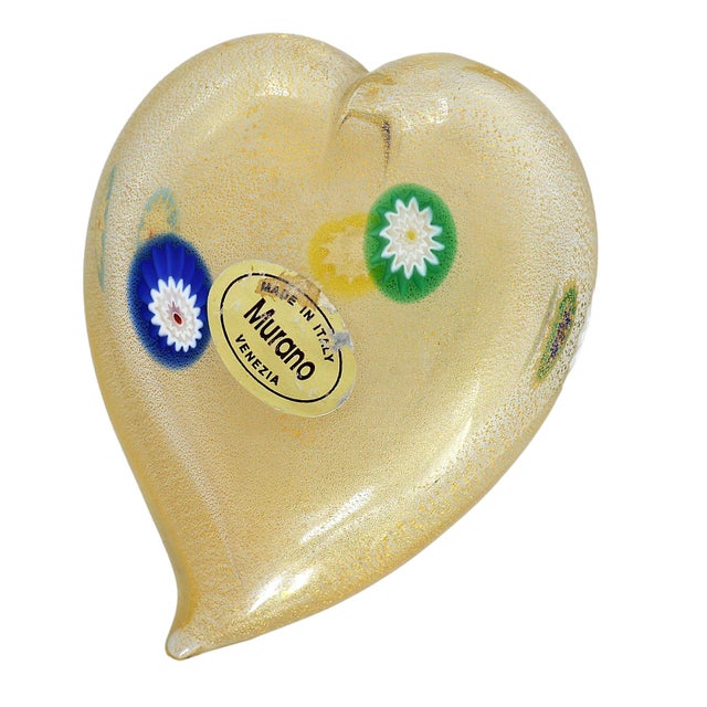 Murano Murano Glass Paperweight Signed For Sale - Image 4 of 7