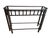 Mid-Century Modern Late 20th Century Faux Bamboo Metal Console For Sale - Image 3 of 14