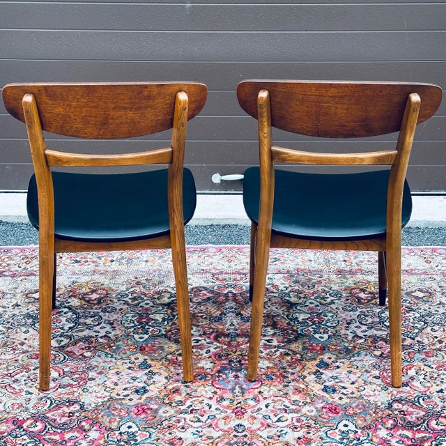 Brown Mid-Century Modern Lane Acclaim Dining Side Chairs - a Pair For Sale - Image 8 of 12