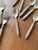 Silver Antique Graphic Silver Cutlery for Six People, 1980s, Set of 24 For Sale - Image 8 of 11