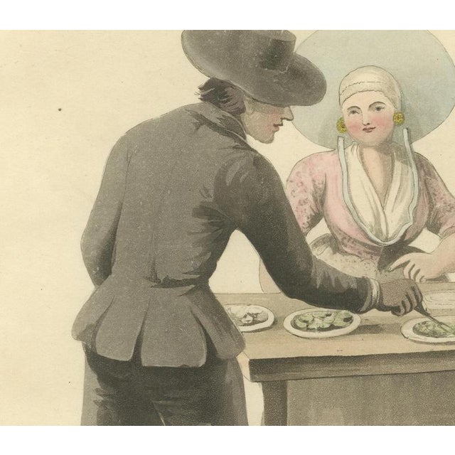 After Miss Semple, Group at the Fair at Rotterdam, 1817, Engraving For Sale - Image 4 of 9