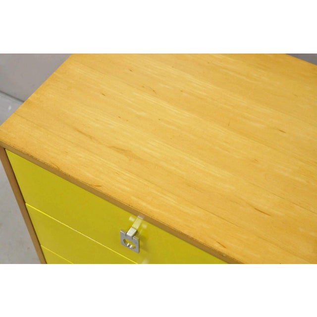 Yellow Jack Cartwright for Founders Mid Century Modern Yellow Maple Nightstand Chest For Sale - Image 8 of 11