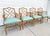 Mid 20th Century Set of Four Vintage Century Faux Bamboo Dining Armchairs in the Chinese Chippendale Style For Sale - Image 5 of 9