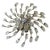 Hollywood Regency Starburst Plafonnier in Gilt Metal and Crystal, 1980s-1990s For Sale - Image 18 of 18