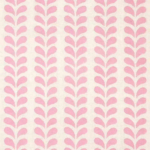 Contemporary Sample - Schumacher X Molly Mahon Bindi Fabric in Pink For Sale - Image 3 of 3