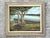 Green Vintage Original Lakeside Oil on Canvas For Sale - Image 8 of 12